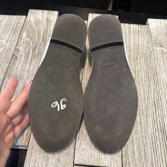 Vionic Women 7 Wise Waverly White Leather Tumbled Penny Loafers Flats Shoes - Picture 6 of 9